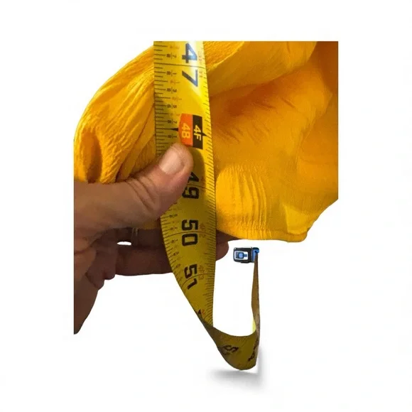 SHEIN Vibrant Yellow Maxi Long Dress Sleeveless Size Large - Picture 9 of 10